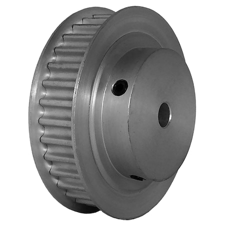 B&B Manufacturing 34-5P09-6FA3, Timing Pulley, Aluminum, Clear Anodized,  34-5P09-6FA3